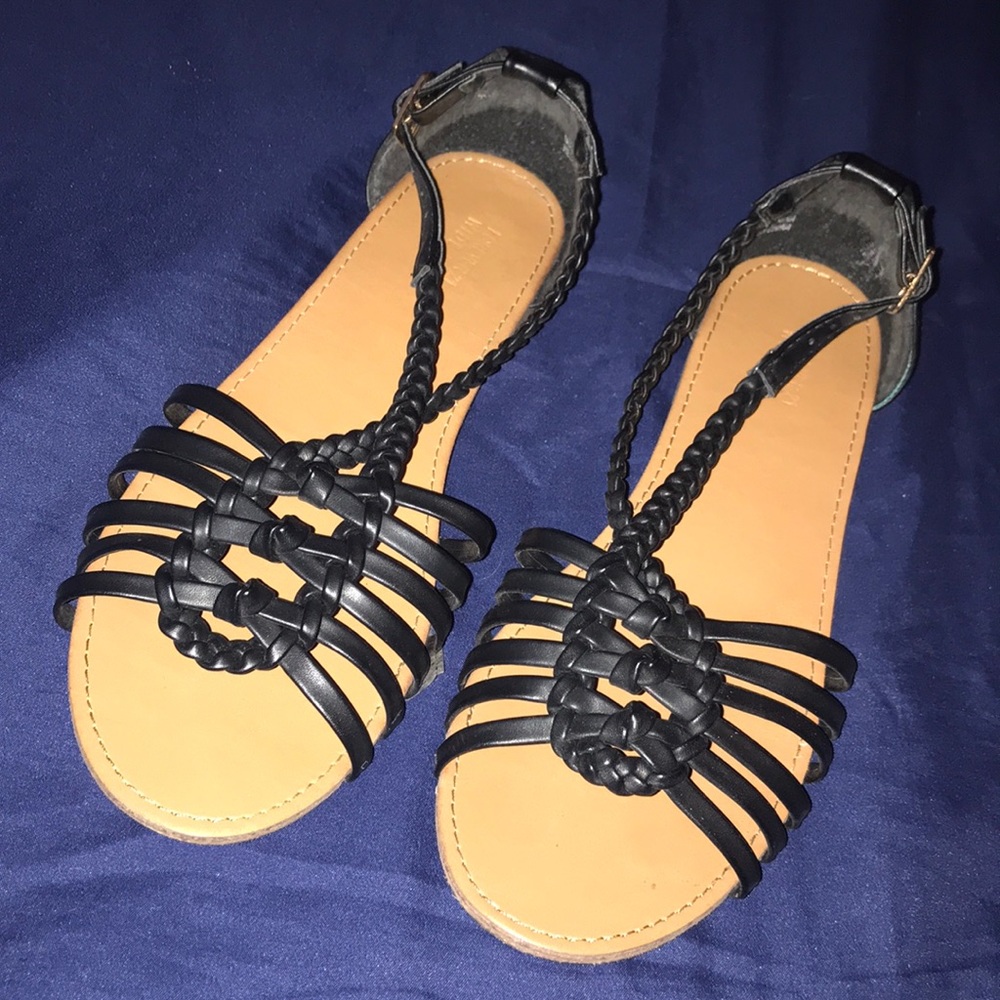 Black sandals